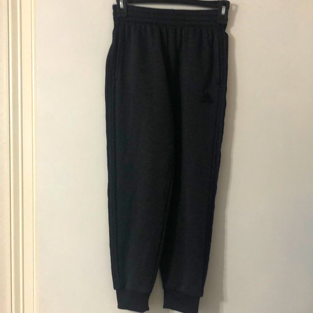 Adidas boys black jogger sweatpants